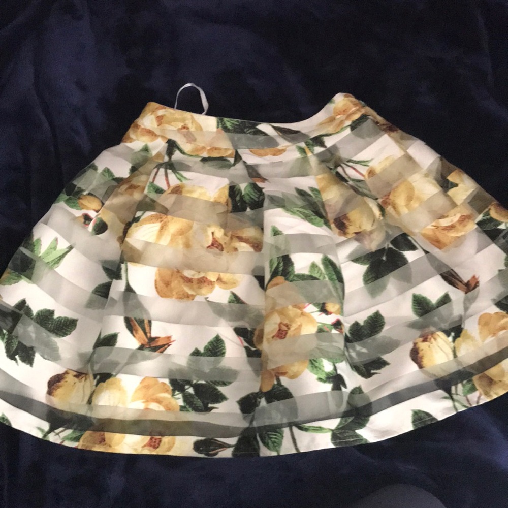 A multi color skirt from Papaya